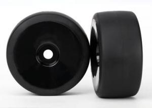 Traxxas Tires & Wheels Slicks S1/Dished Black Front (2) XO-1 TRX6475