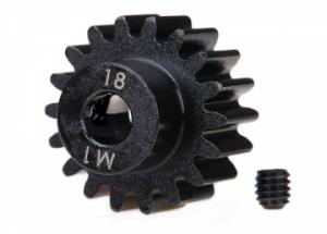 Traxxas Pinion Gear 18T 1.0M Pitch for 5mm Shaft (Machined) TRX6491R