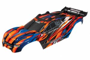 Traxxas Body Rustler 4x4 Orange (Complete with Body Mounts) TRX6717T