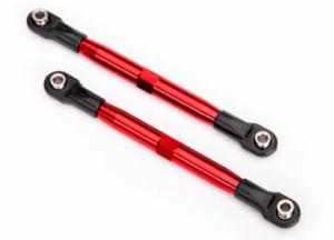 Traxxas Toe Link Alu Red Front & Rear Complete (2) Rustler 4x4 TRX6742R