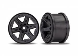 Traxxas Wheels RXT Black 2.8" (2) TRX6772