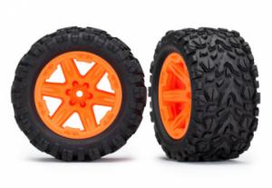 Traxxas Tires & Wheels Talon Extreme/RXT Orange 2.8" 2WD Rear TSM TRX6774A