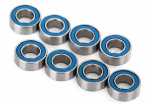 Traxxas Ball bearings, blue rubber sealed (4x8x3mm) (8) TRX7019R