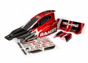 Traxxas Body Bandit Black & Red Painted TRX2450
