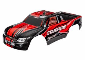 Traxxas Body Stampede 2WD Red Painted TRX3651
