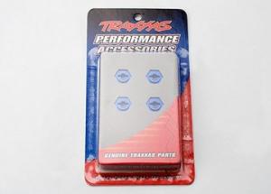 Traxxas Wheel Hex Aluminum Blue (4) TRX7154X