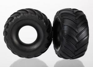 Traxxas Tires, Monster Jam replica, dual profile (1.5" outer and 2.2 TRX7267