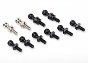 Traxxas Pivot Balls, Black (6), long (2), Silver (2) TRX7540X