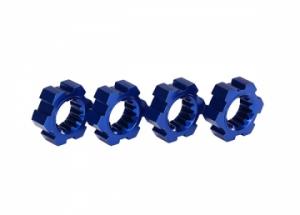 Traxxas Wheel Hubs, Hex, Blue Aluminium (4) TRX7756X