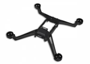 Traxxas Main frame, Black, Aton TRX7923