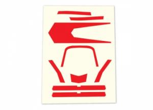 Traxxas Decals Red "High-Visibility" Aton TRX7980