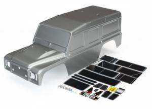 Traxxas Body Land Rover Defender Graphite Silver TRX8011X