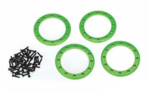 Traxxas Beadlock Rings 2.2" Alu Green (4) TRX8168G