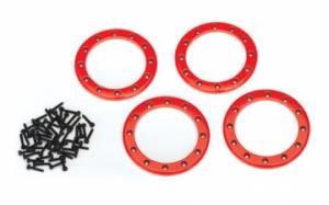 Traxxas Beadlock Rings 2.2" Alu Red (4) TRX8168R