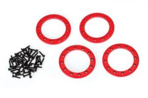 Traxxas Beadlock Rings 1.9" Alu Red (4) TRX8169R