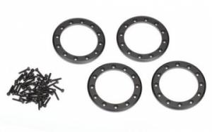 Traxxas Beadlock Rings 1.9" Alu Black (4) TRX8169T
