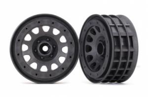 Traxxas Wheels Method 105 Charcoal Grey 2.2" SC (2) TRX8171A