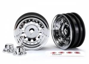 Traxxas Wheels Chrome 1.9" SC (for 8255A Axle) (2) TRX8175