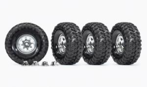 Traxxas Tires & Wheels 1.9 Resto-Mod (for 8255A Axle) (4) Traxxas Tires & Wheels 1.9 Resto-Mod (for 8255A Axle) (4)