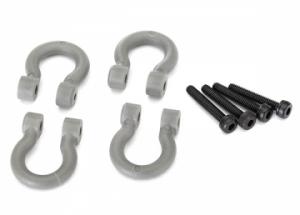 Traxxas Bumper D-Rings Grey (4) TRX8234