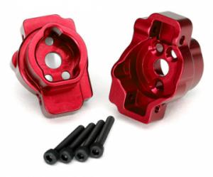 Traxxas Portal Drive Axle Mount Rear Alu Red (2) TRX-4 TRX8256R