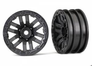 Traxxas Wheels TRX-4 Black 1.9" (2) TRX8271