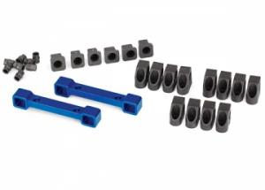 Traxxas Mount Susp Arms Front and Rear Alu Blue TRX8334X