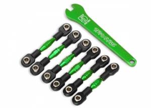 Traxxas Turnbuckles Front and Rear Alu Green (set) TRX8341G