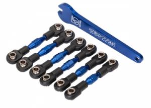 Traxxas Turnbuckles Front and Rear Alu Blue (set) TRX8341X