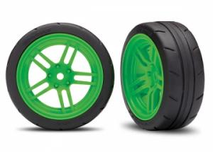 Traxxas Tires & Wheels Response 1,9" Touring Green Front VXL (2) TRX8373G