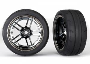 Traxxas Response tires mounted on 1.9" Rear Wheels (2) TRX8374