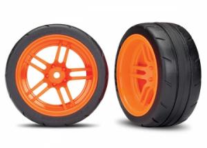 Traxxas Tires & Wheels Response 1,9" Touring Orange Rear VXL (2) TRX8374A