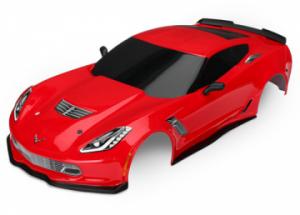 Traxxas Body Chevrolet Corvette Z06 Red Painted TRX8386R