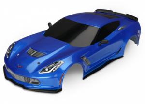 Traxxas Body Chevrolet Corvette Z06 Blue Painted TRX8386X