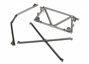 Traxxas Tube Chassis Support Satin Chrome TRX8433X
