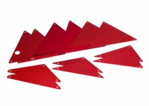 Traxxas Tube Chassis Inner Panels Red Alu set TRX8434R
