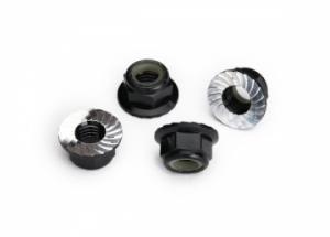 Traxxas Lock Nut Flanged M5 Alu Black (4) TRX8447A