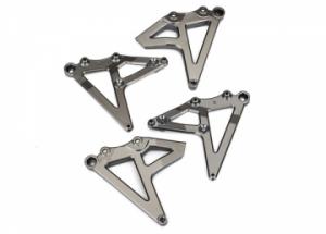 Traxxas Shock Mounts Rear Satin Chrome TRX8538X