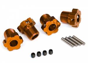 Traxxas Wheel Hubs Splined 17mm Orange (4) TRX8654A