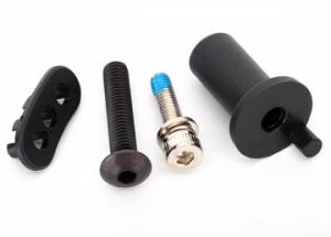 Traxxas Motor mount hinge post/ 5x25mm BCS (1)/ 4x16mm CS with split TRX8661
