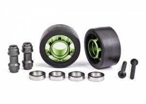 Traxxas Wheels Alu Gray Wheelie Bar Set Ball Bearings (2) X-Maxx, XRT, Maxx, Sledge TRX7775G
