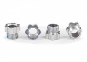 Traxxas Stub Axle Nut Alu Silver (4) TRAXX TRX8886A