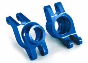 Traxxas Sub Axle Carriers Rear Alu Blue (Pair) Maxx TRX8952X