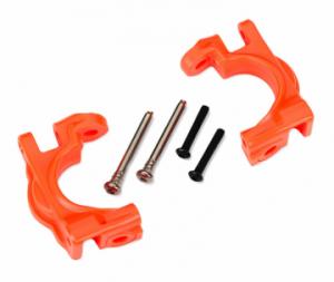 Traxxas Caster Blocks (C-Hub) HD Orange L+R (for Upgrade Kit #9080) TRX9032T