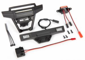 Traxxas LED Lights Front & Rear Bumper Complete Hoss 4x4 TRX9095