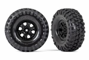 Traxxas Tires & Wheels Canyon Trail/Bronco 2021 Black 1.9" (2) TRX9272