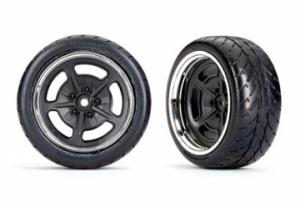 Traxxas Tires & Wheels 1.9" Touring Hot Rod Rear (2) TRX9373