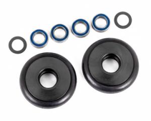 Traxxas Wheel Set Alu Grey Wheelie Bar  Drag Slash TRX9461T