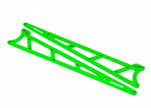 Traxxas Side Plates Wheelie Bar Alu Green  Drag Slash TRX9462G