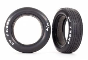 Traxxas Tires Front with Inserts (2)  Drag Slash TRX9470